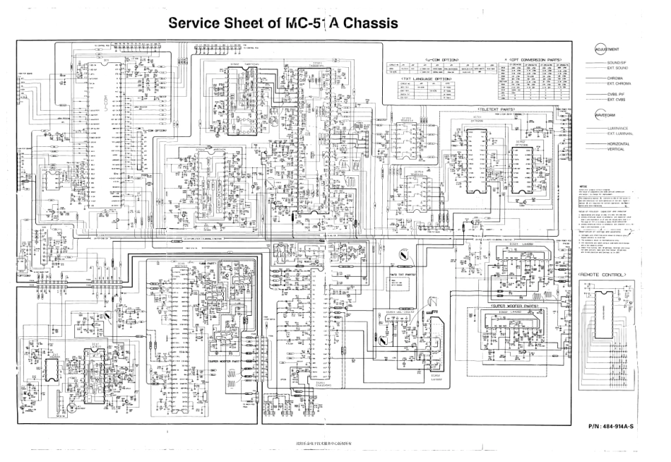 LG  CF-25,29C60(MC-51A)彩电图纸_CF-25,29C60(MC-51A).pdf_第1页