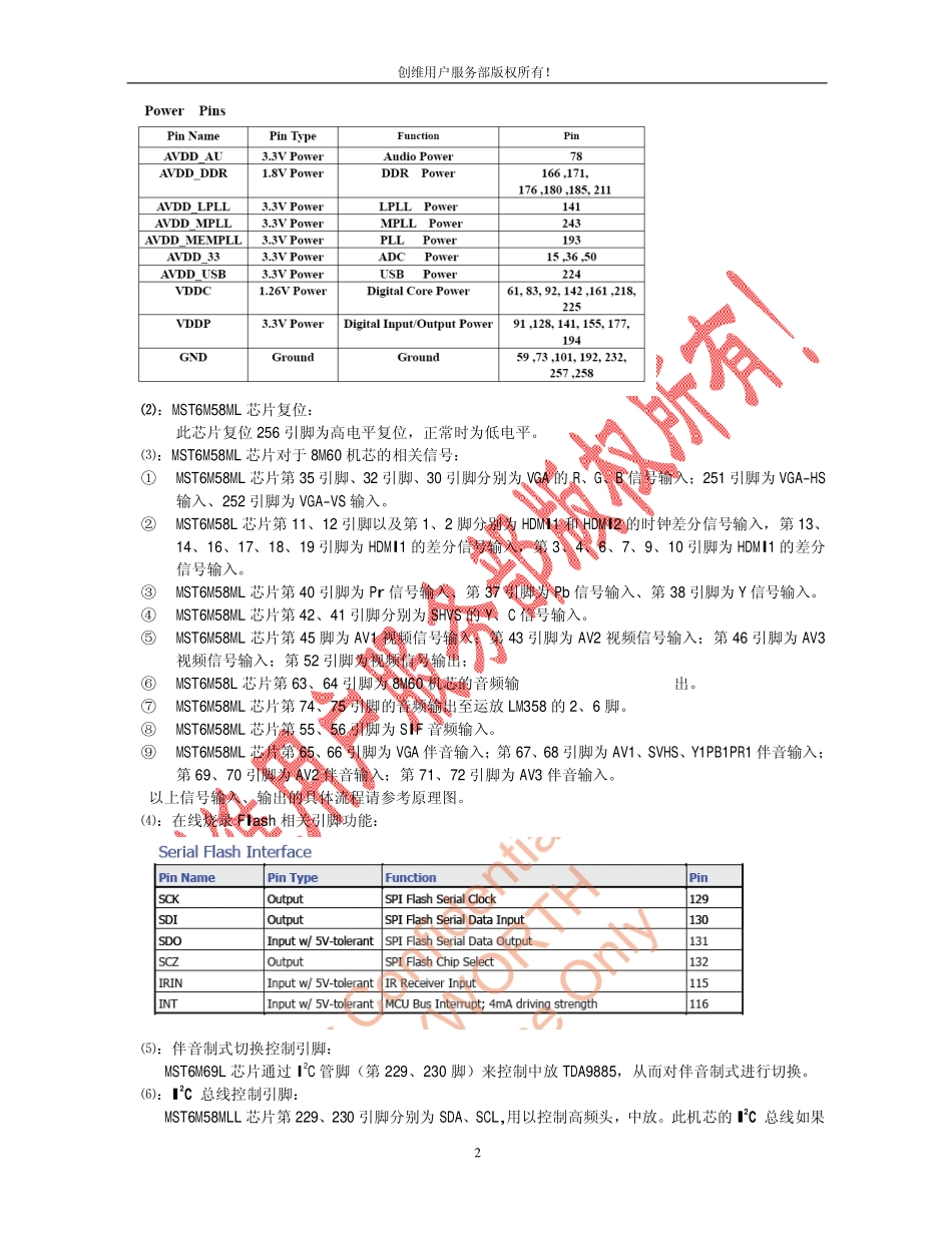 创维8M60机芯维修手册.pdf_第2页