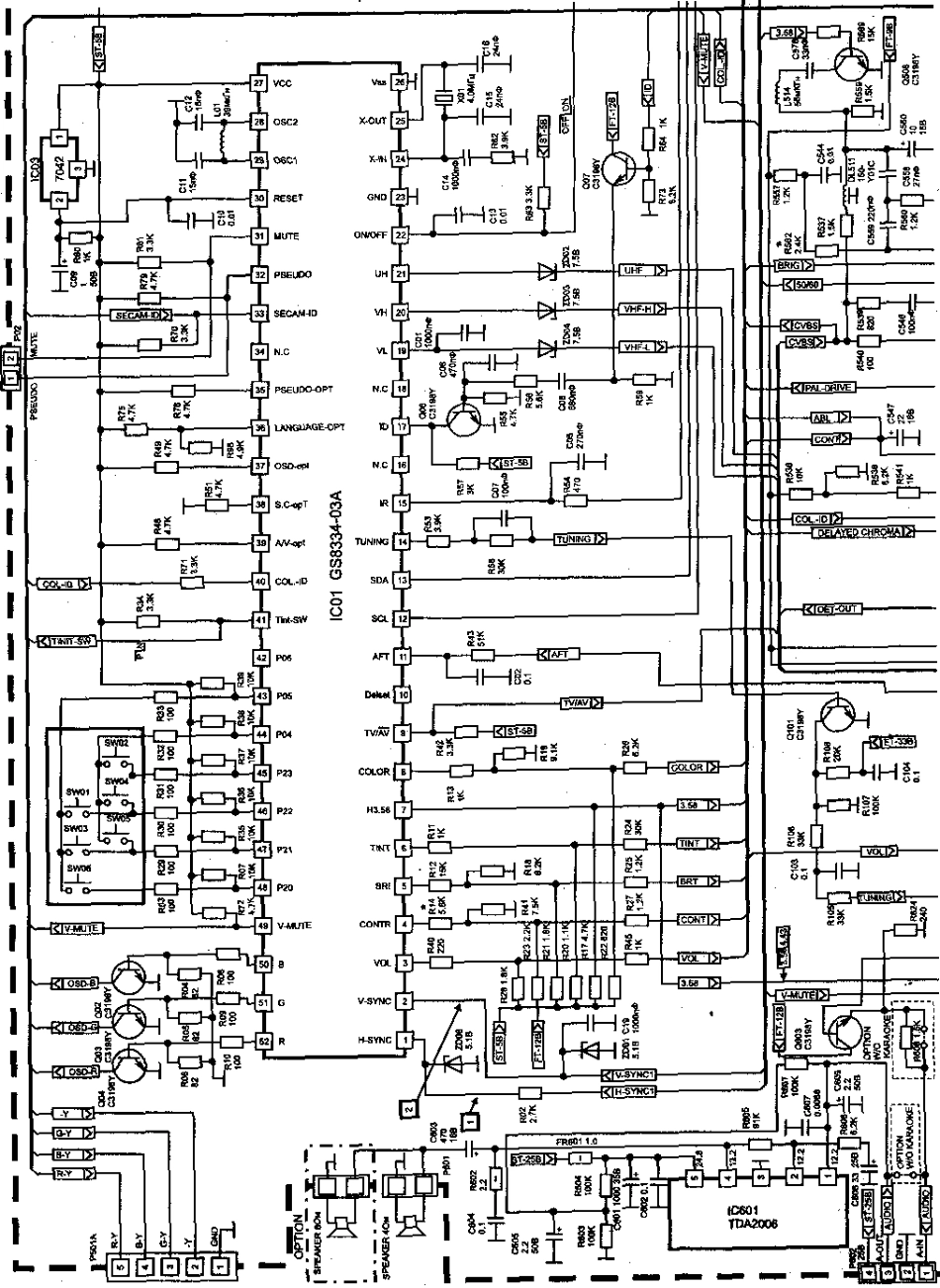 LG  14B 10B彩电电路图_LG14B10B彩电电路图.pdf_第2页