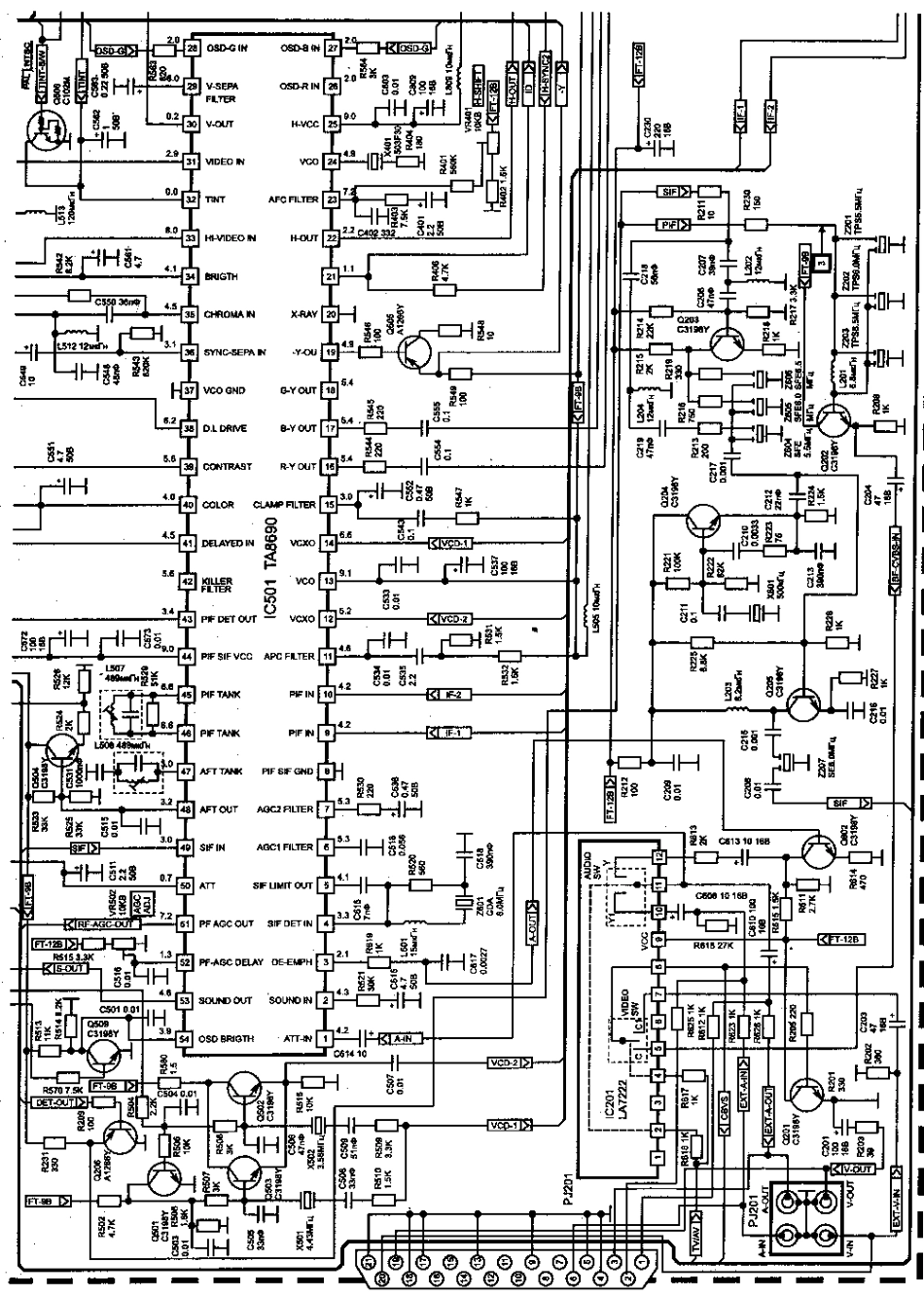 LG  14B 10B彩电电路图_LG14B10B彩电电路图.pdf_第3页