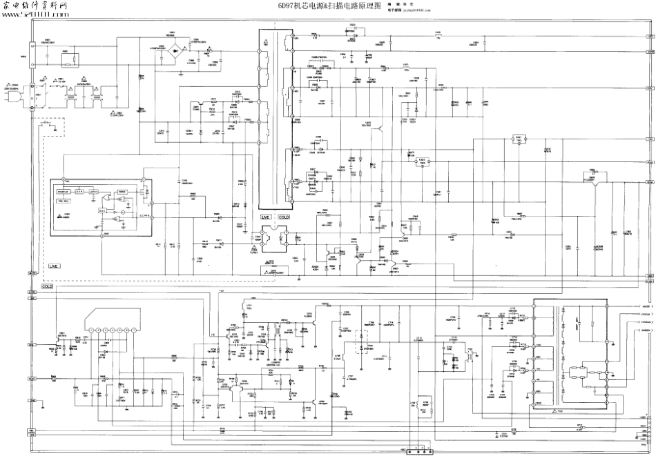 创维6D97机芯彩电电路原理图_创维34T81HM(6D97机芯)电视机图纸.pdf_第2页