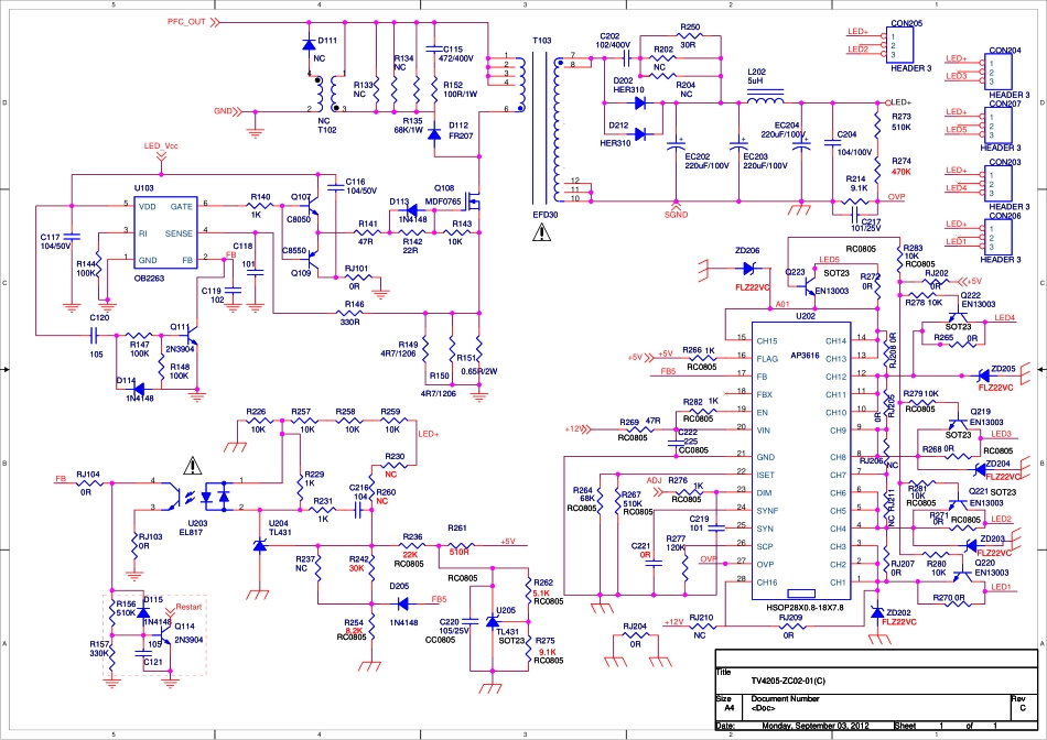 海尔LD50U3000液晶电视（6A600）电源板原理图.pdf_第2页