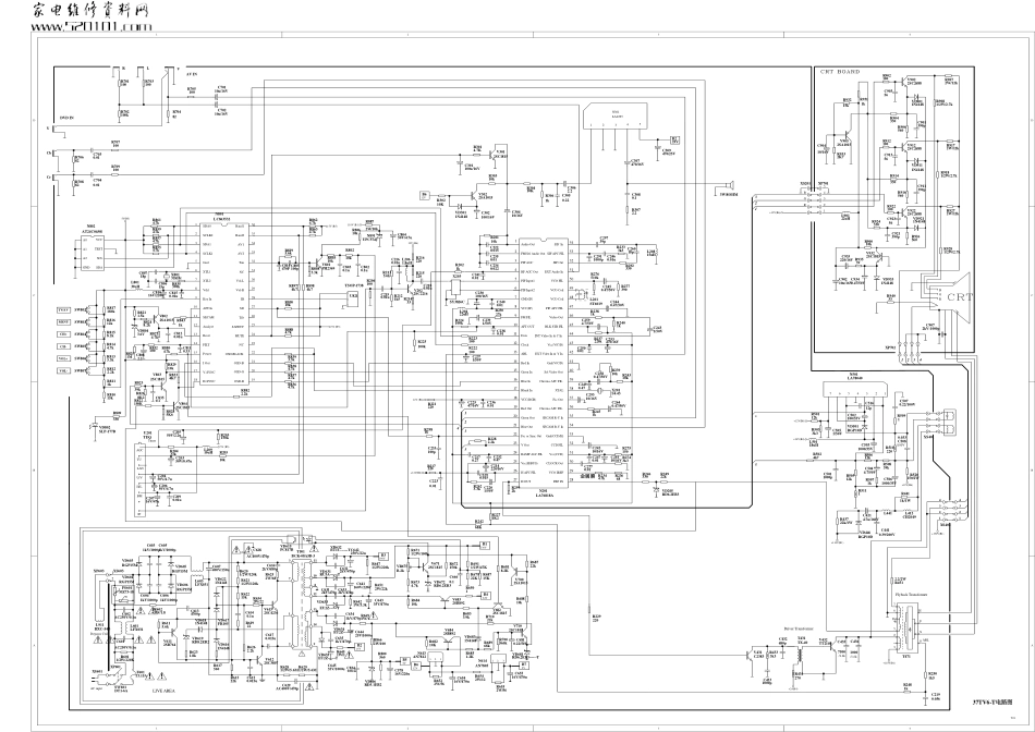 海尔37TV6-T彩电原理图_海尔37TV6-T彩电.pdf_第1页