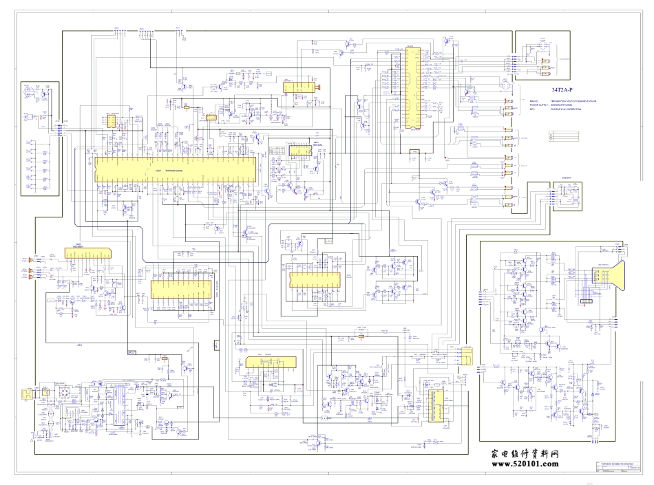 海尔34P2A-P彩电（G9656 TMPA8807 8809）电路原理图.pdf_第1页