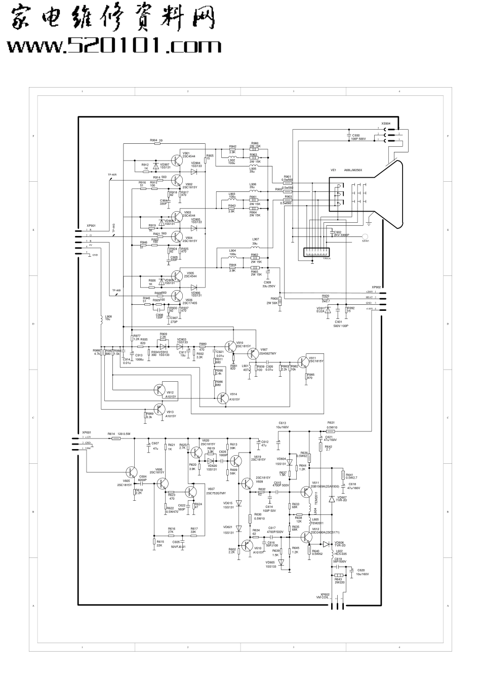 海尔34F9K-TD彩电原理图_09041415341804.pdf_第1页