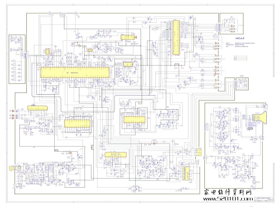 海尔34F9B-TD彩电原理图_09041415333251.pdf_第1页