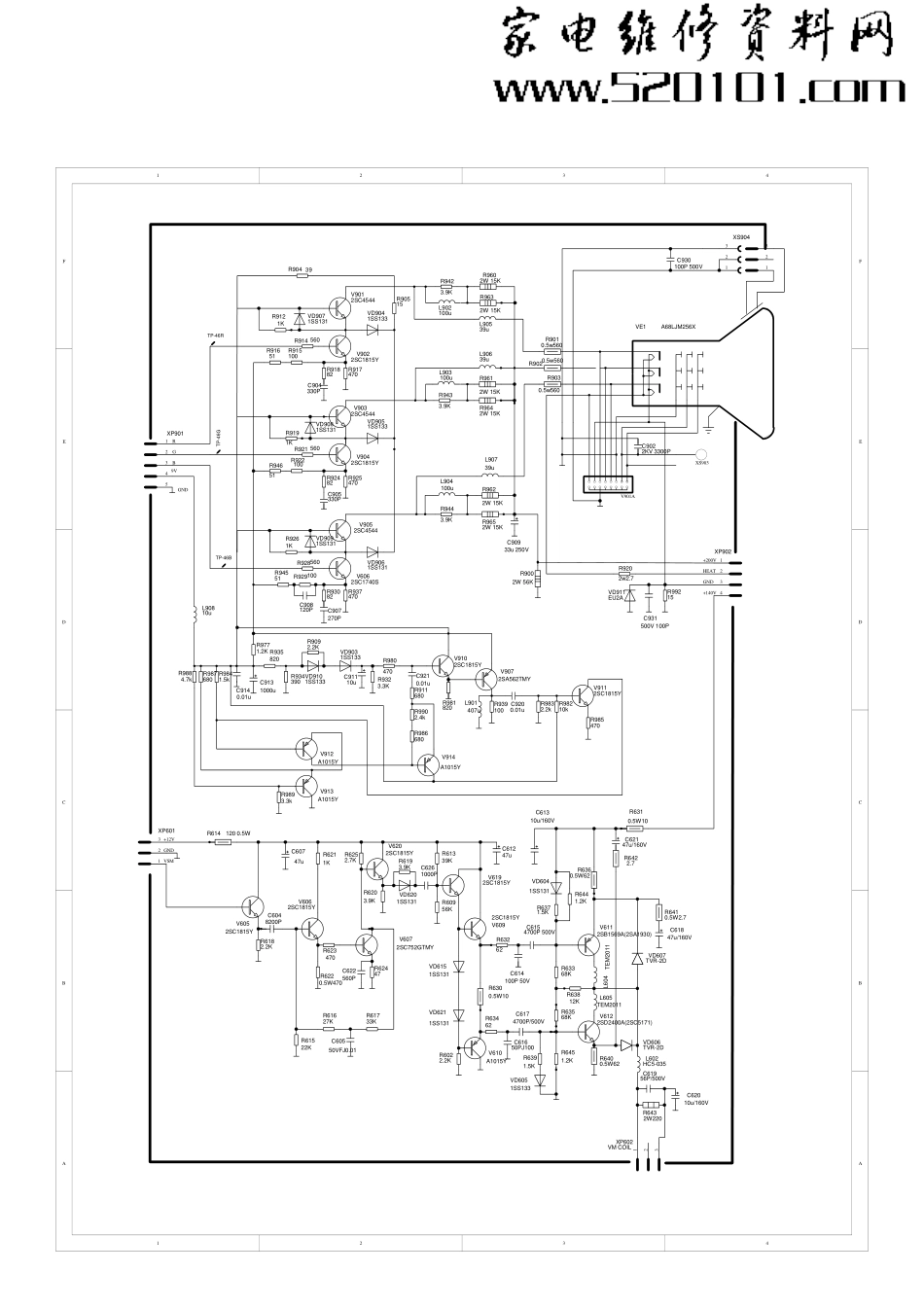 海尔34F9K（TMPA8807芯片）原理图_海尔34F9K-TMPA8807.pdf_第1页