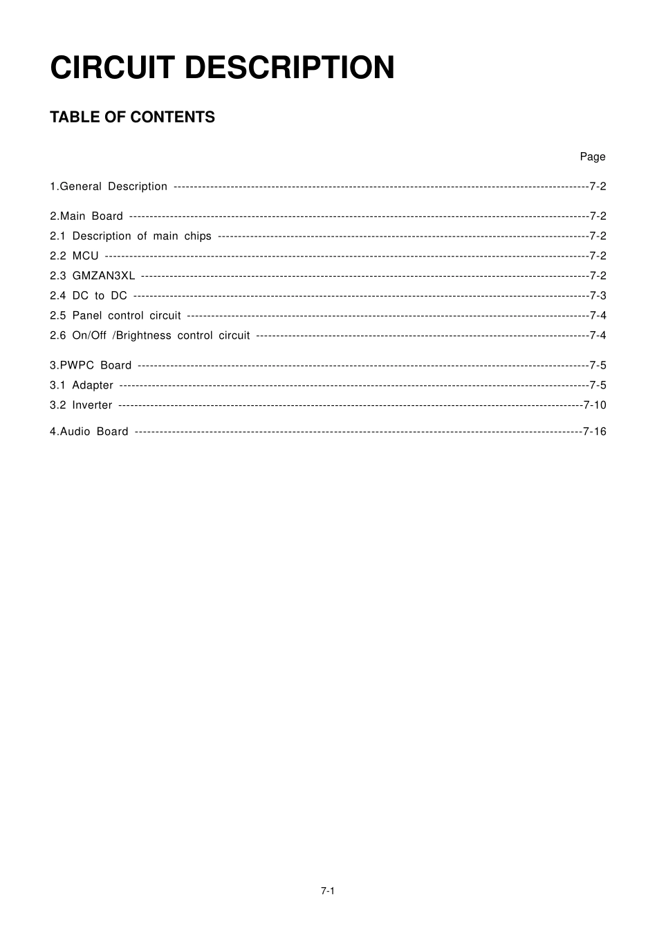 LCD1904M-PDF_07_Circuit Description.pdf_第1页