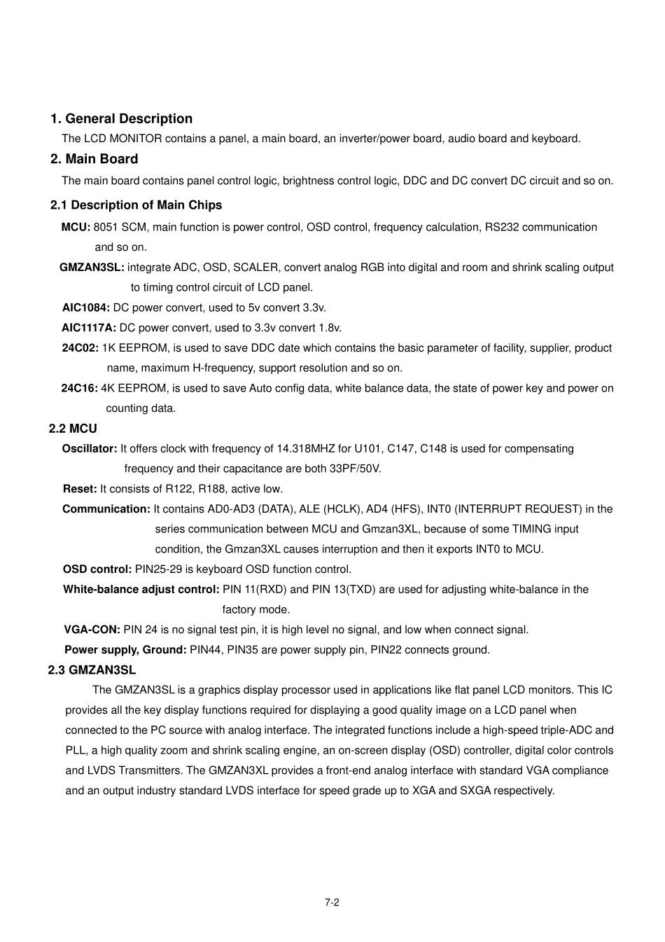 LCD1904M-PDF_07_Circuit Description.pdf_第2页