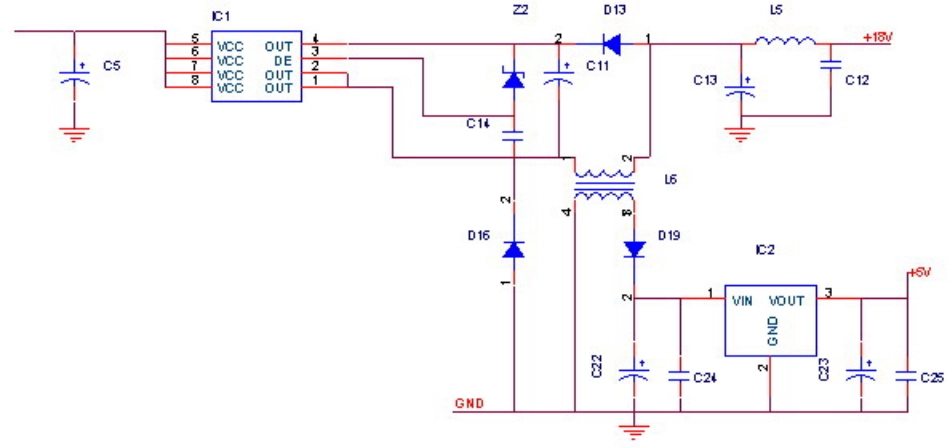 采用凌阳SPMC65P2404A方案电磁炉电路图.pdf_第3页