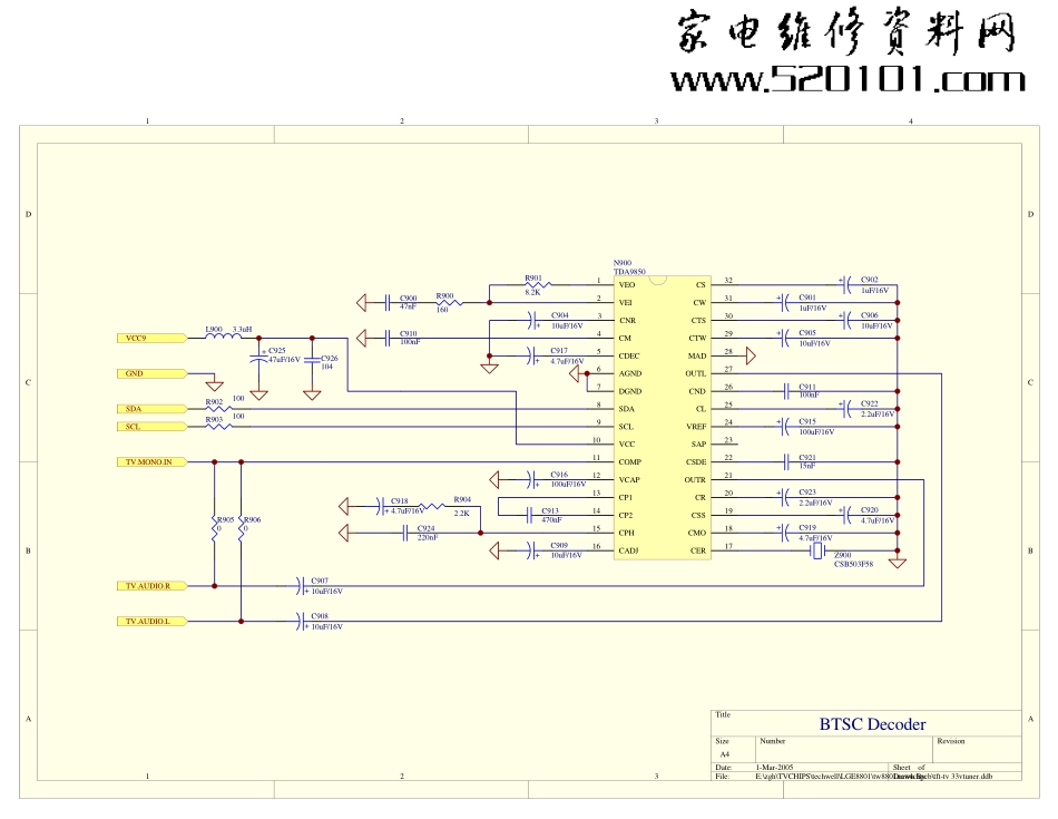 海尔LCDL29V6-A0液晶电视原理图_1.pdf_第2页