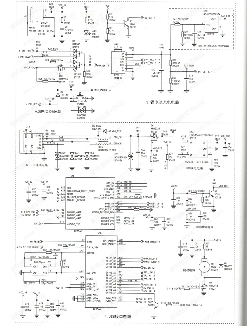 采用RK3066芯片方案的平板电脑电路原理图.pdf_第2页