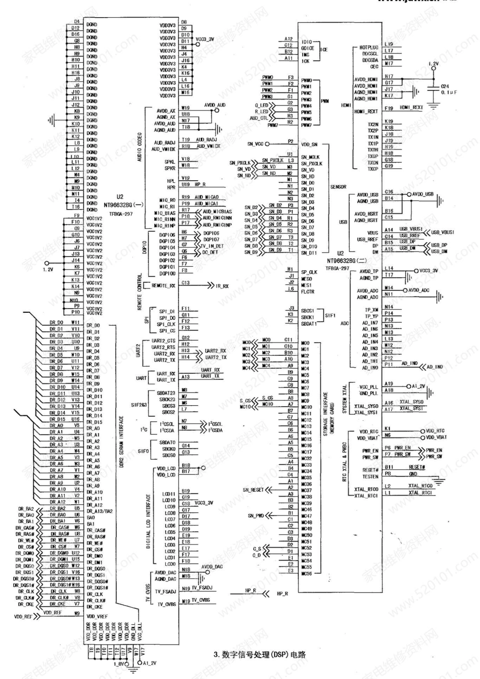 采用NT96632BG方案的摄像记录仪电路原理图.pdf_第2页