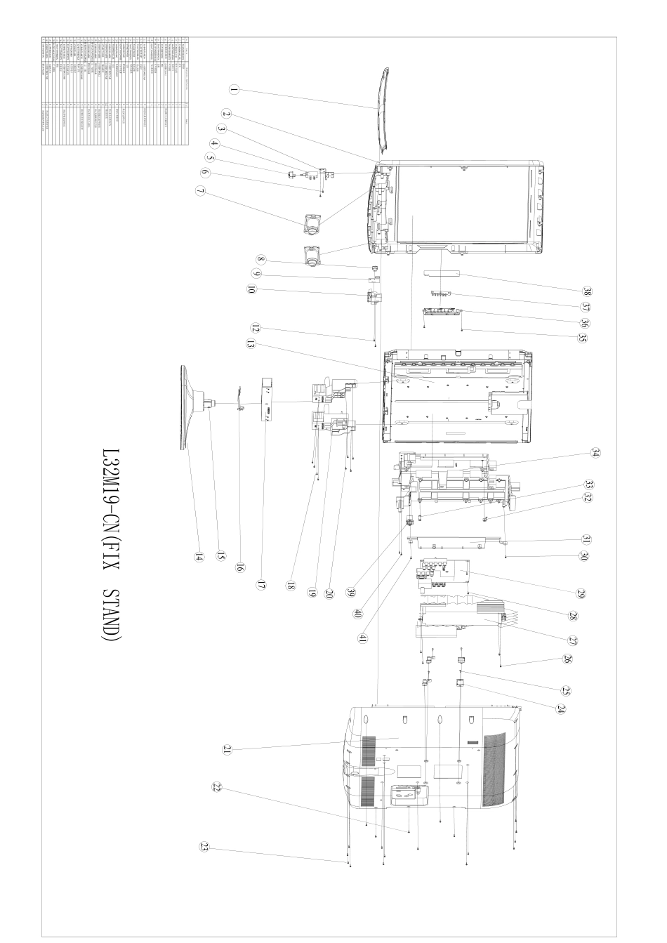 LCD MS19C机芯维修手册_32M19结构导体图.pdf_第1页