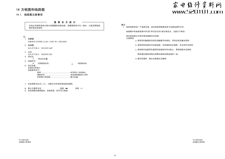 松下TH-42PV60C等离子电视原理图_松下TH-42PV60C等离子.pdf_第1页