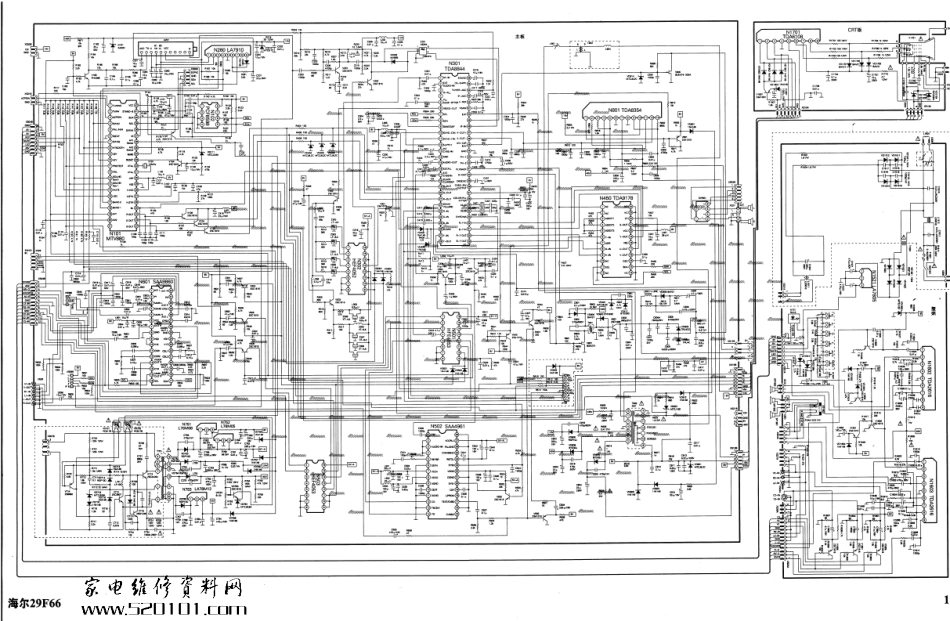 海尔29F66(MTV880+8844)彩电原理图_海尔 29F66(MTV880+8844).pdf_第1页