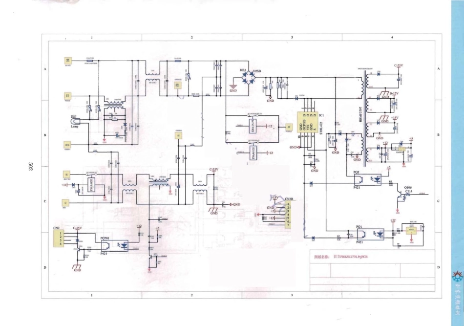 日立空调RRZK2776控制板电路原理图.pdf_第2页