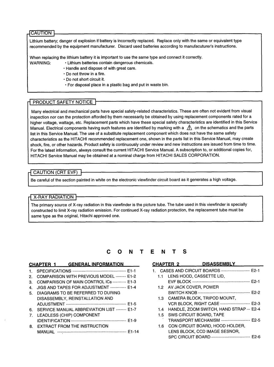 日立VM-7380E摄像机维修手册_HITACHI_VM-7380E.pdf_第2页