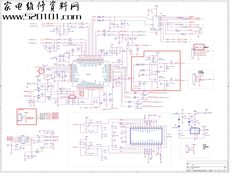 海尔L42A9-A液晶电视原理图_L42A9-A(副板).pdf_第1页