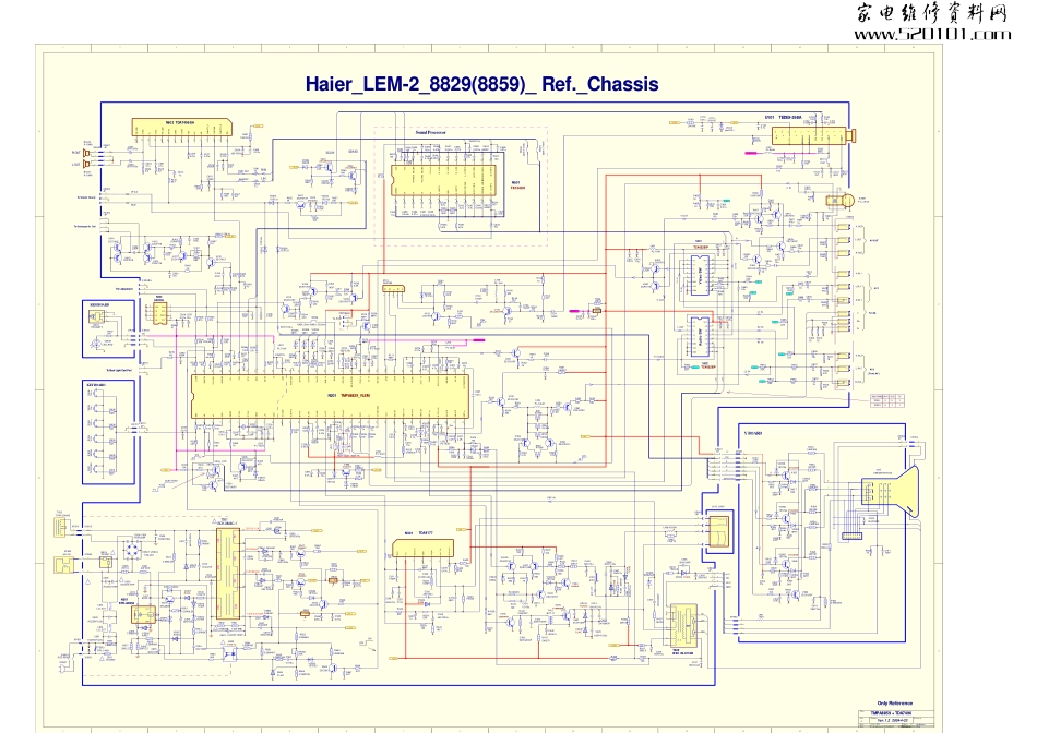 海尔25F9K（TG9656+8823+TDA8177）彩电原理图.pdf_第1页