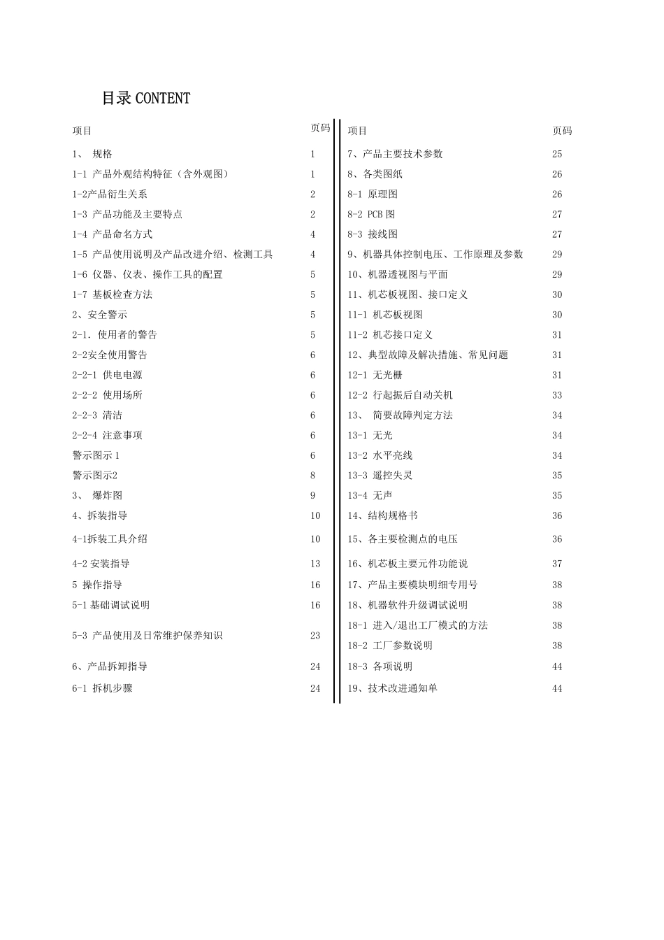 海尔21FK3系列彩电（UOC-TOP机芯）维修手册.pdf_第2页