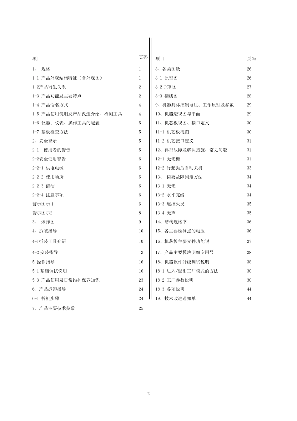 海尔21FB1A彩电维修手册（附原理图）_21FB1A彩电维修手册.pdf_第2页