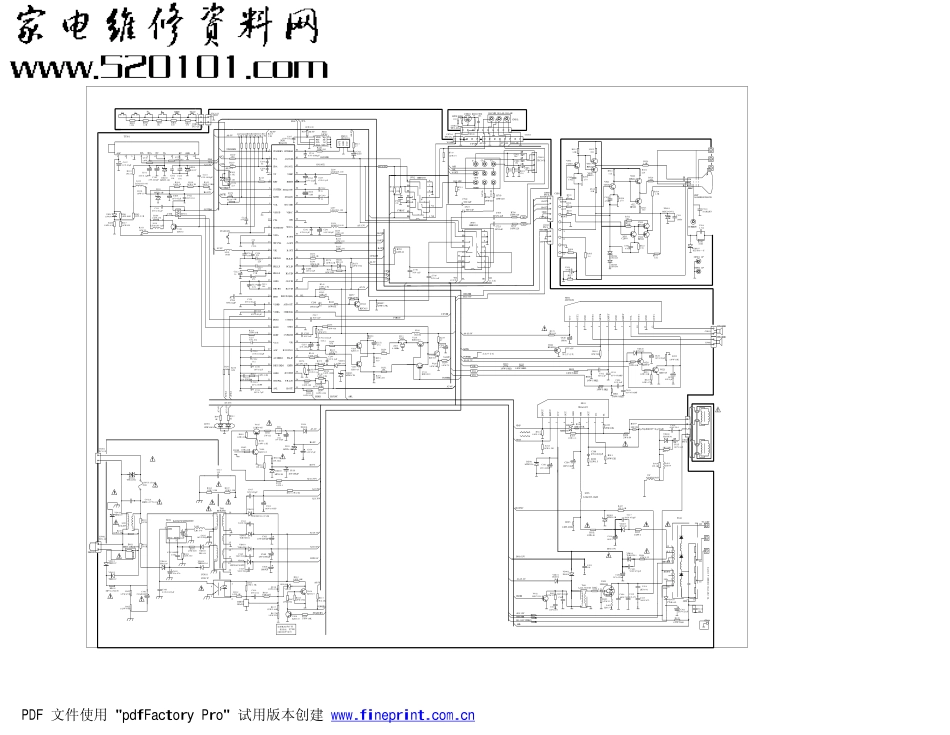 海尔21FA1-J彩电原理图_海尔21FA1-J彩电图纸.pdf_第1页