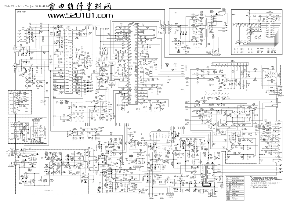 海尔21A8彩电原理图_21A8.pdf_第1页