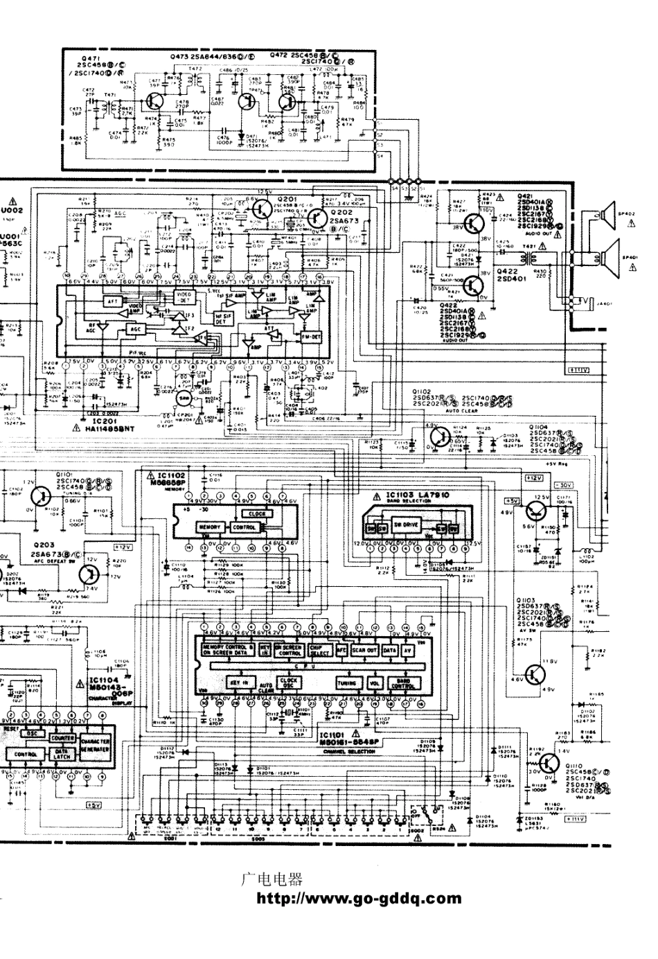 日立SF-2106彩电电路原理图_日立  SF-2106(02).pdf_第1页