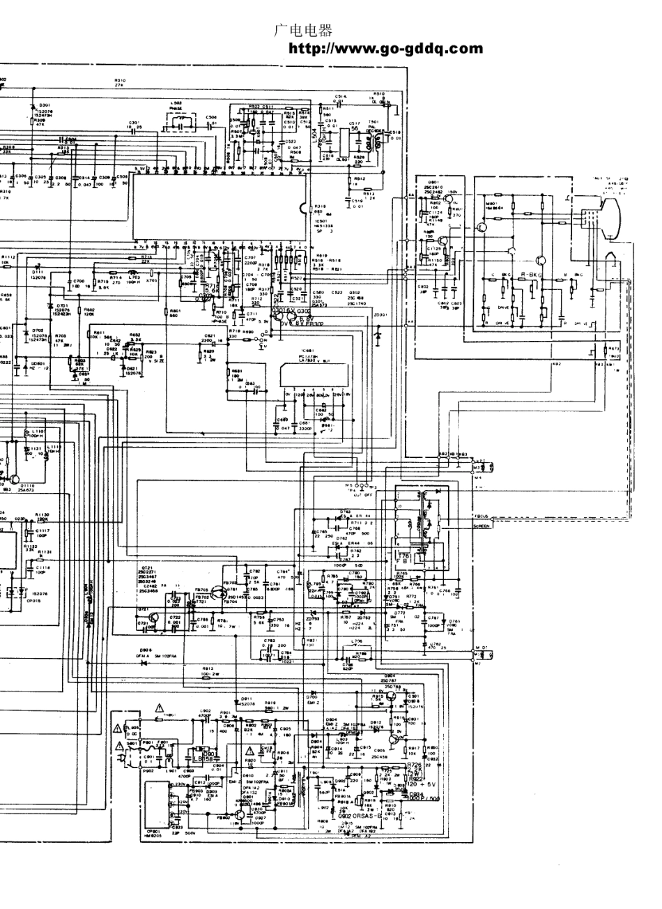 日立SF-1803彩电电路原理图_日立  SF-1803、SF-2103(02).pdf_第1页