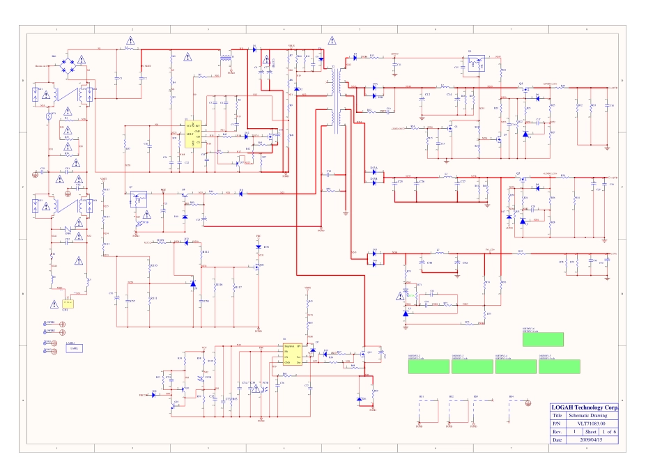 海尔L32R3液晶电视VLT71083.00电源板电路图 .pdf_第1页