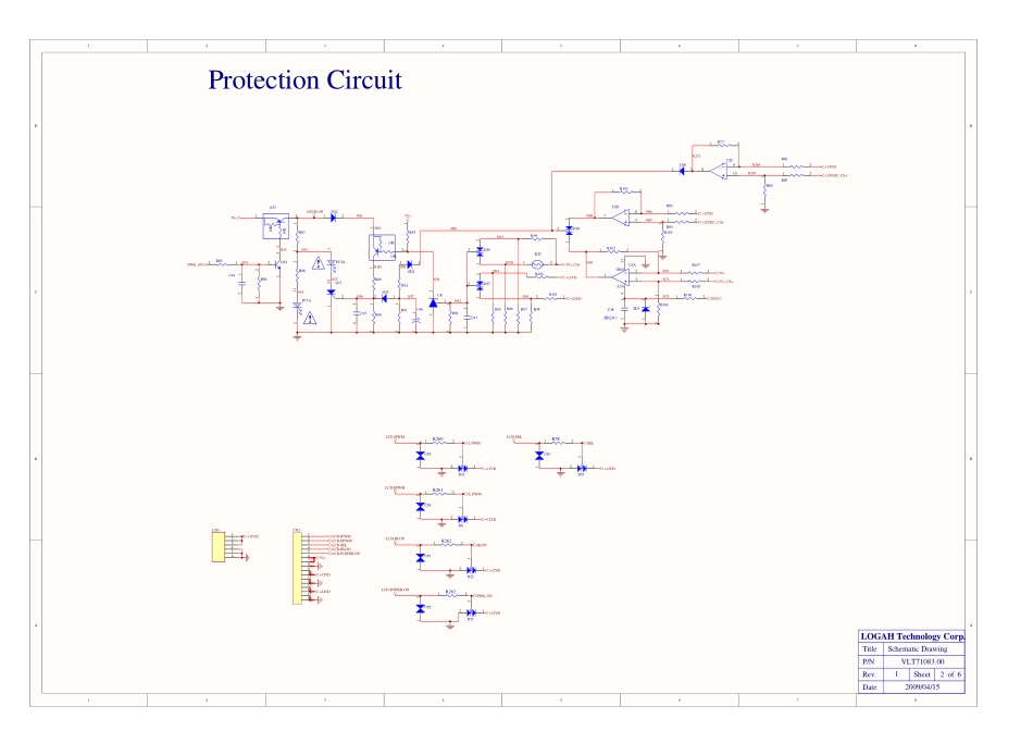 海尔L32R3液晶电视VLT71083.00电源板电路图 .pdf_第2页