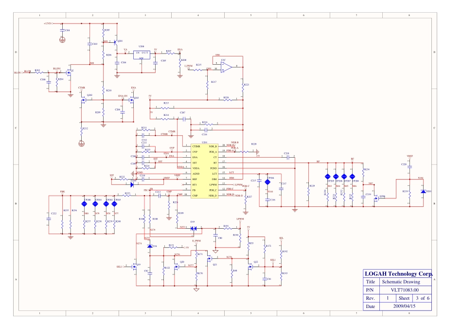 海尔L32R3液晶电视VLT71083.00电源板电路图 .pdf_第3页