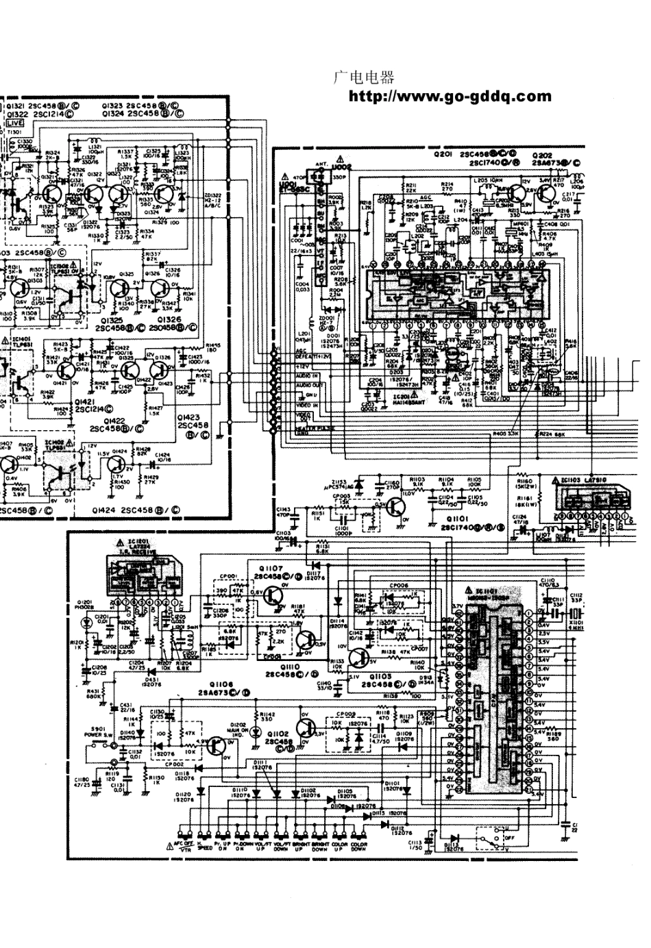 日立NP84C2彩电电路原理图_日立  CPT2001SF(04).pdf_第1页