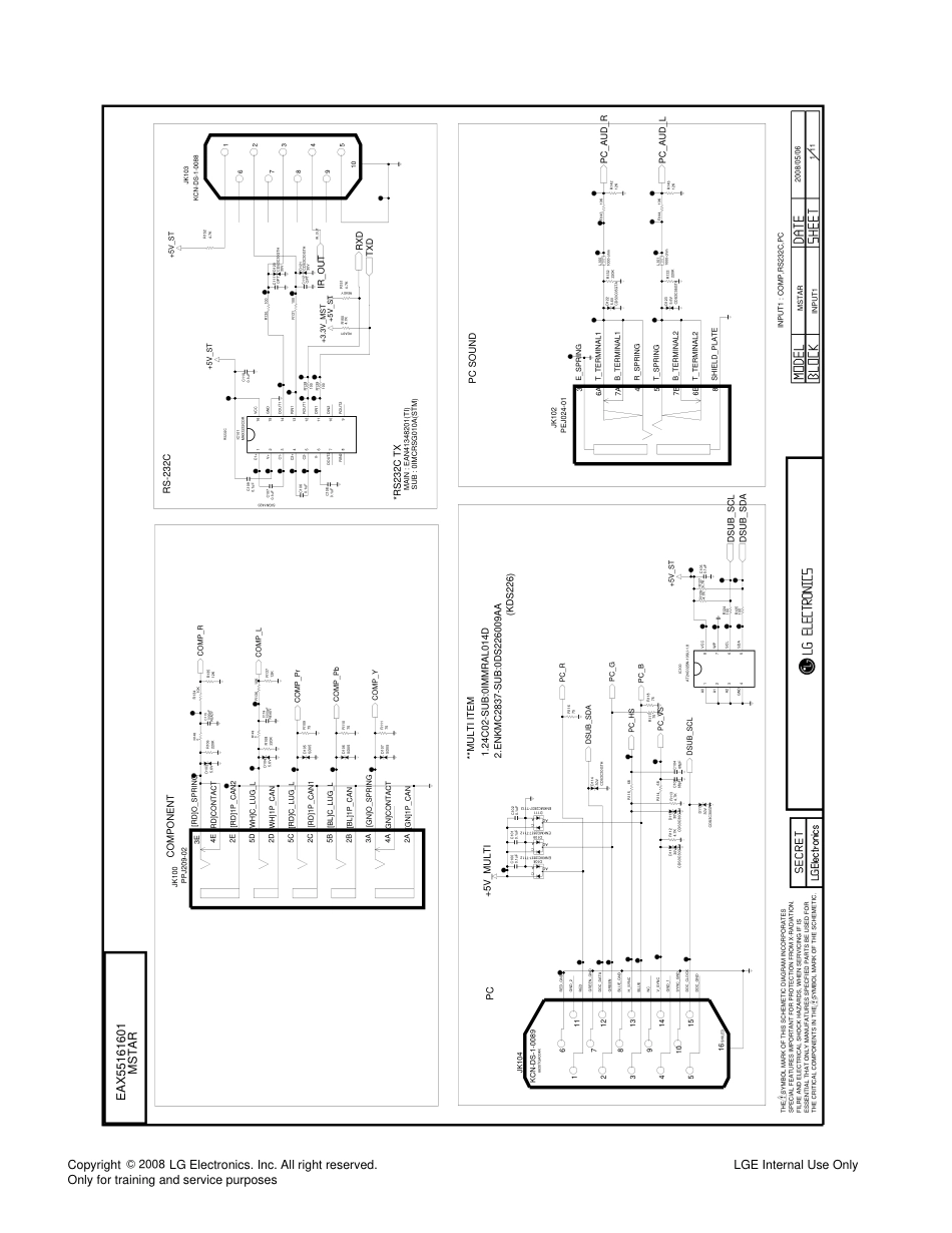 LG 52LG5FRC_52LG5FRC-TA液晶彩电原理图_LG-52LG5FRC_52LG5FRC-TA液晶彩电图纸.pdf_第1页