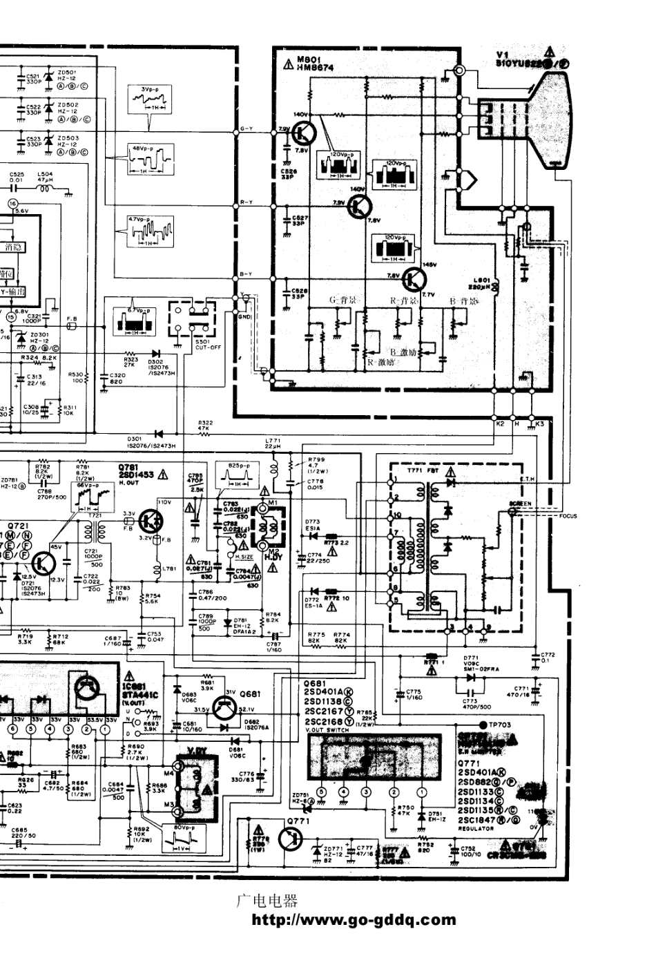 日立CTP-233D彩电电路原理图_日立  CTP-233D(04).pdf_第1页