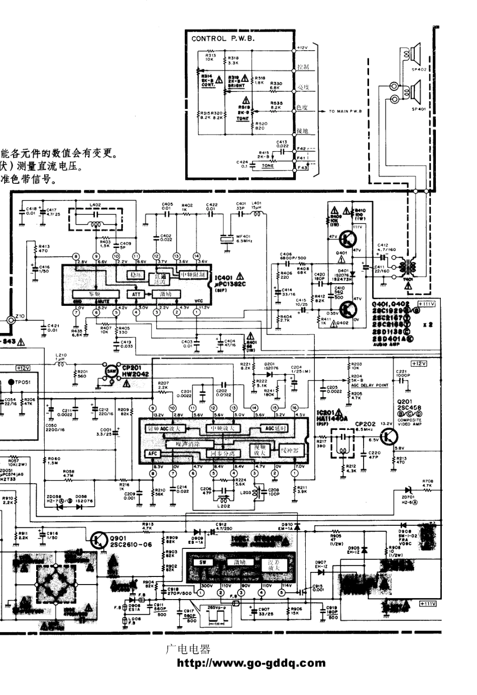 日立CTP-233D彩电电路原理图_日立  CTP-233D(02).pdf_第1页