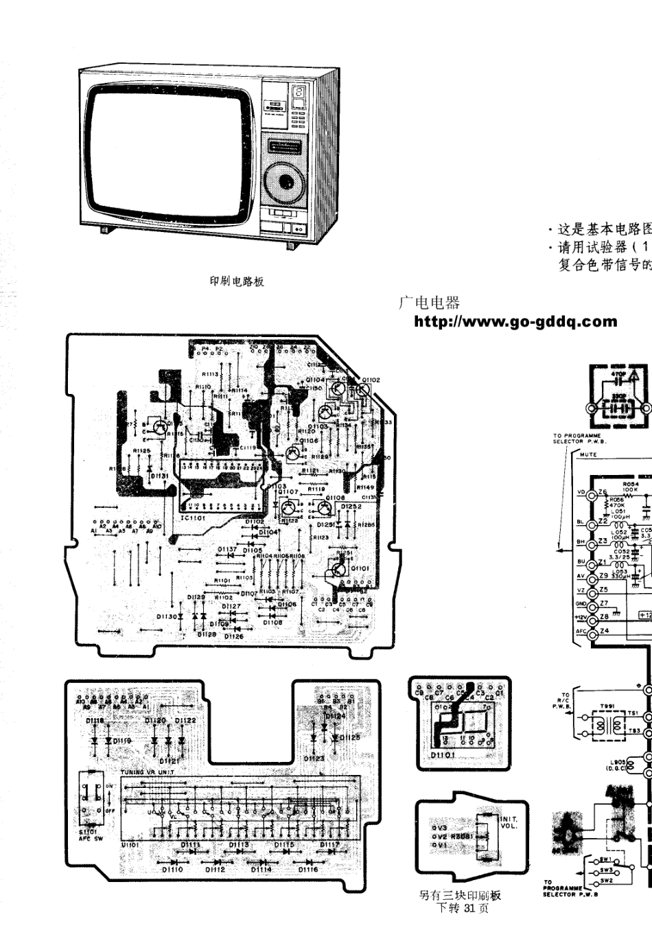 日立CTP-233D彩电电路原理图_日立  CTP-233D(01).pdf_第1页