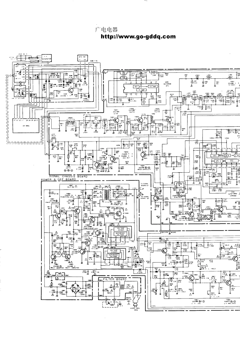 日立CTP-216D彩电电路原理图_日立  CTP-203、CTP-213、CTP-215、CTP-216、CTP-216D、CTP-218(03).pdf_第1页