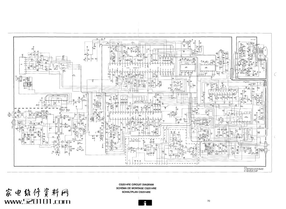 日立CS2514RE彩电电路原理图.pdf_第1页