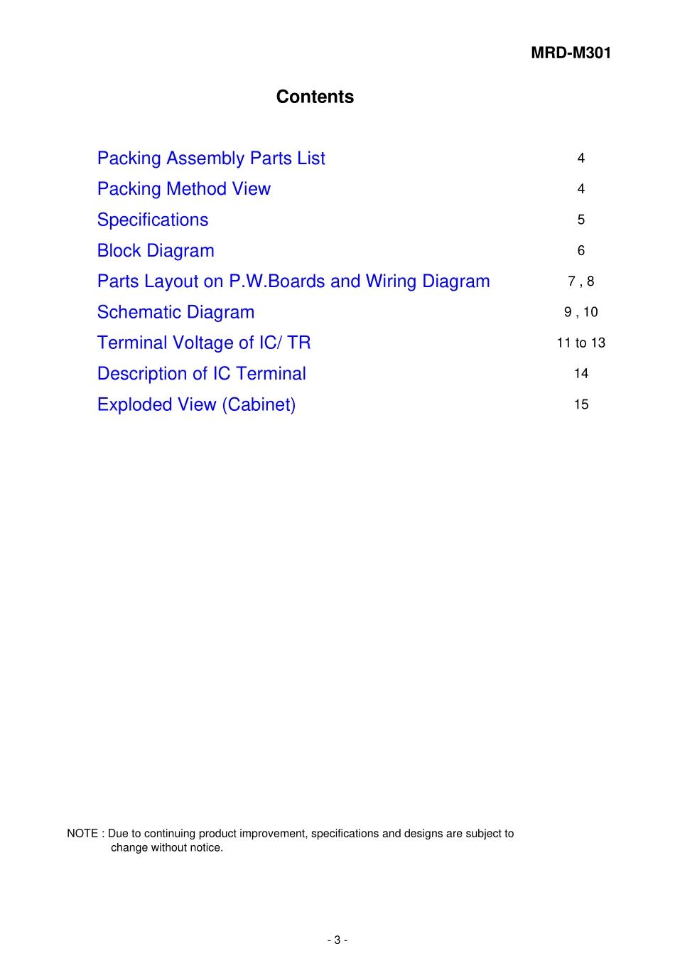 阿尔派MRD-M301车载功放维修手册.pdf_第3页