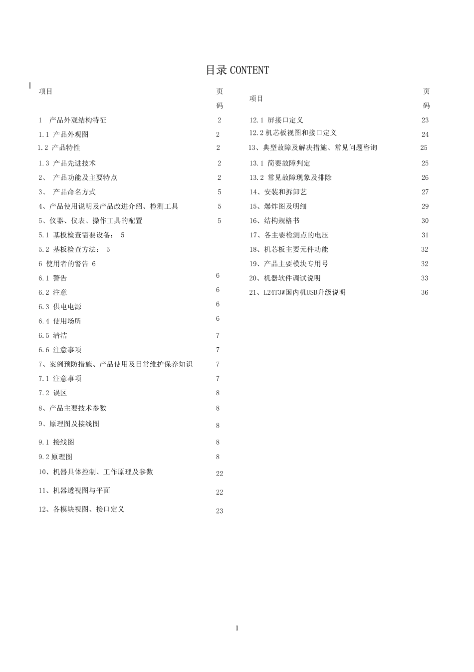 海尔L24T3W（2674 龙腾TN屏)维修手册和原理图_L24T3W下乡服务资料OK.PDF_第2页