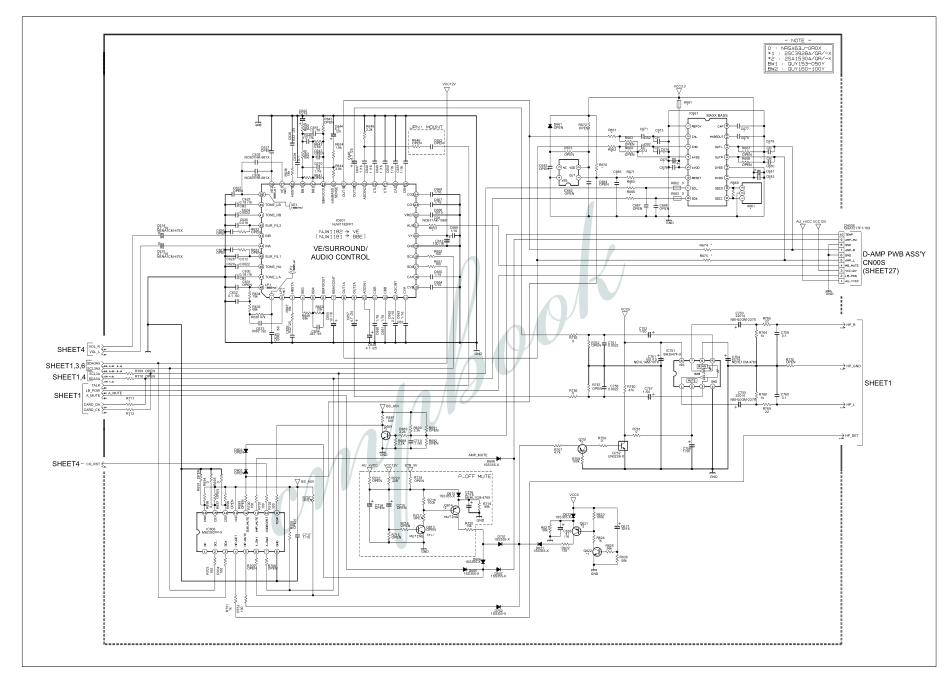 JVC胜利LT-Z26EX6液晶电视电路原理图_（十九）音频处理电路.pdf_第1页