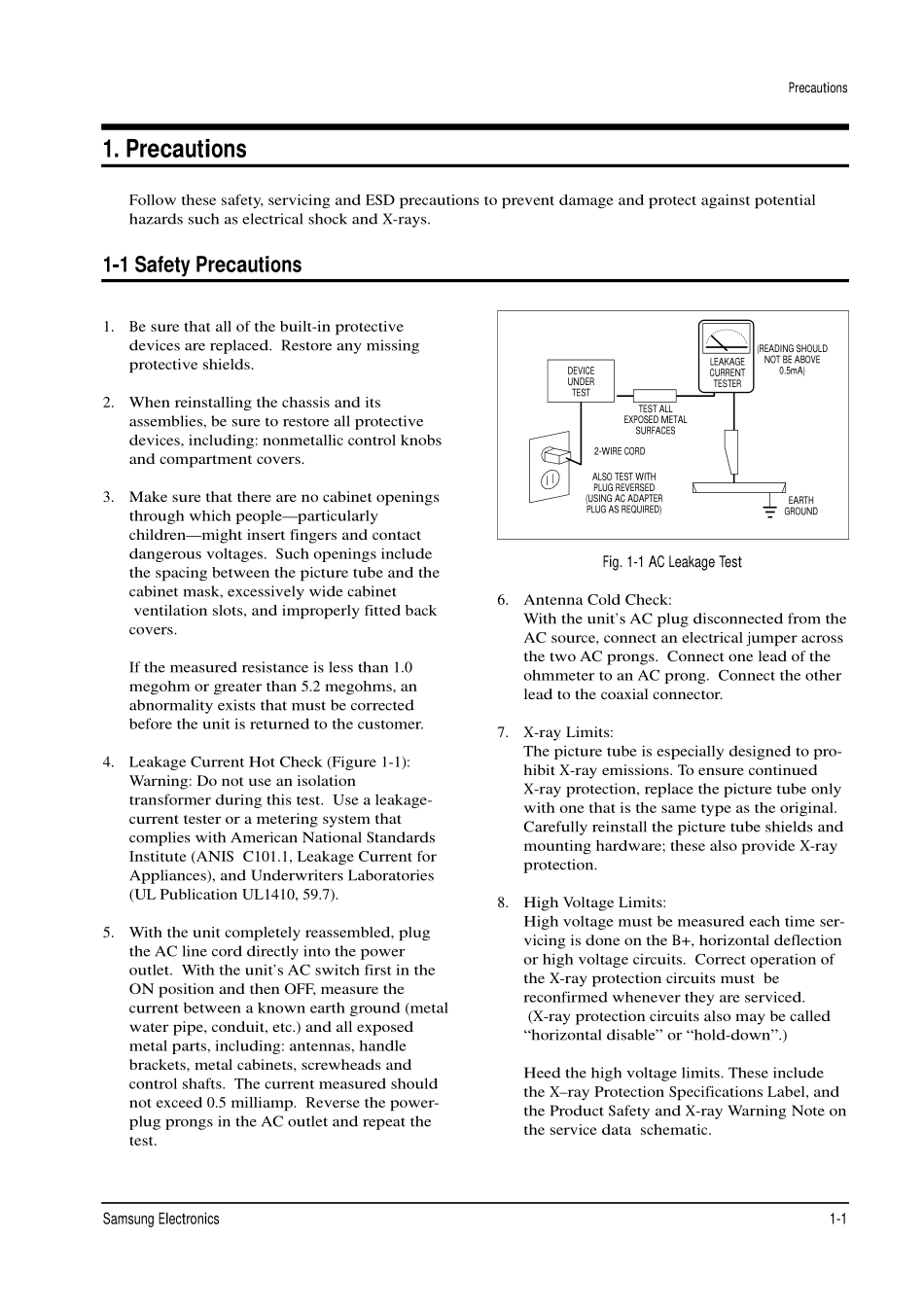 三星CS30A9GFXX_SIG维修手册（英文）_三星-CS30A9GFXX_SIG-英文维修手册.pdf_第3页