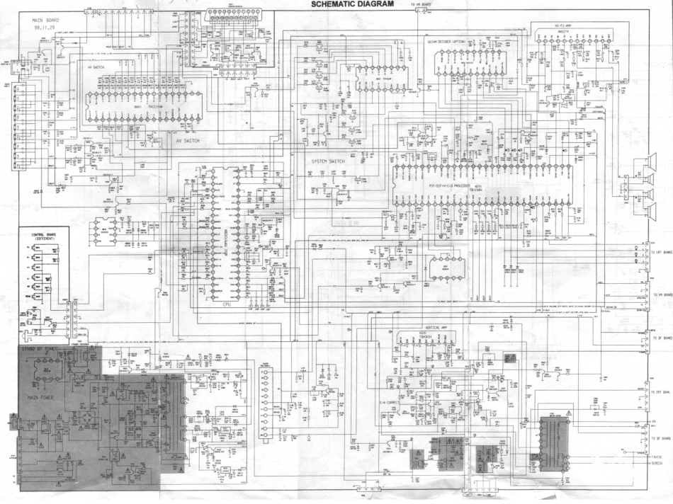 海尔HT-2599A彩色电视机电路原理图_2921.pdf_第1页