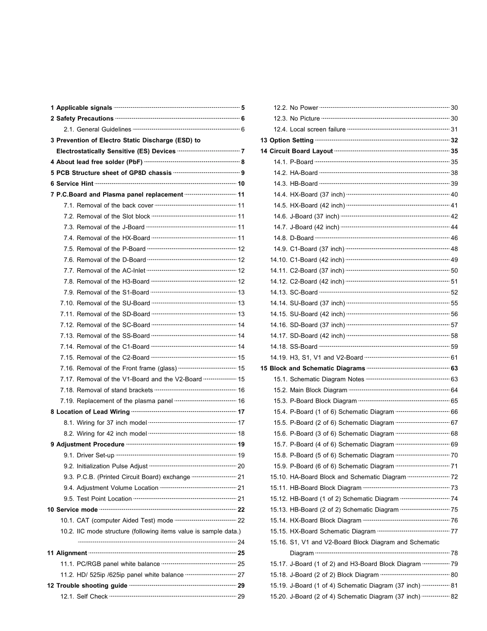 松下TH-37PWD8UK等离子显示器维修手册.pdf_第3页