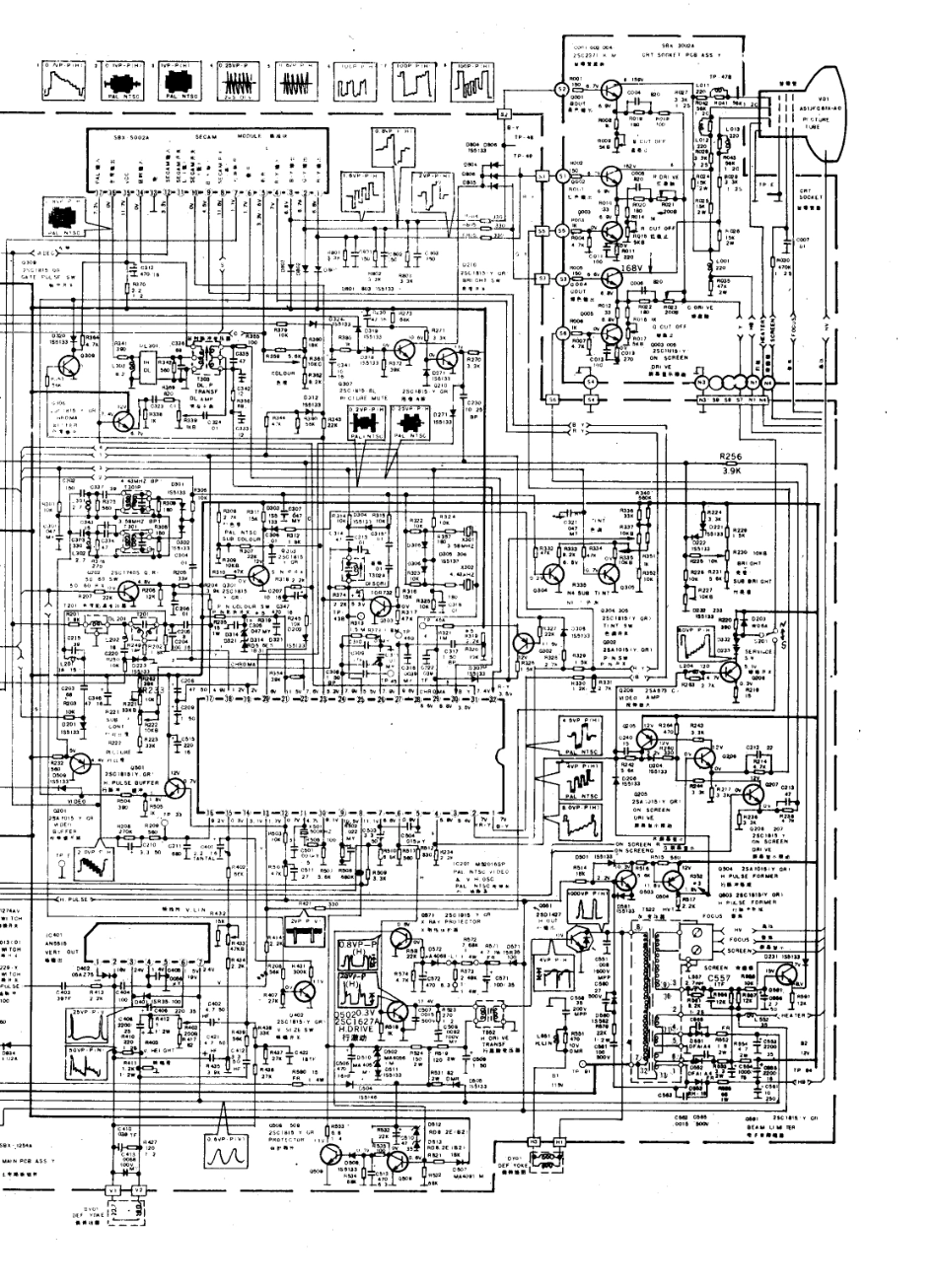 JVC胜利C-210HM彩电电路原理图_胜利  C-210HM(02).pdf_第1页