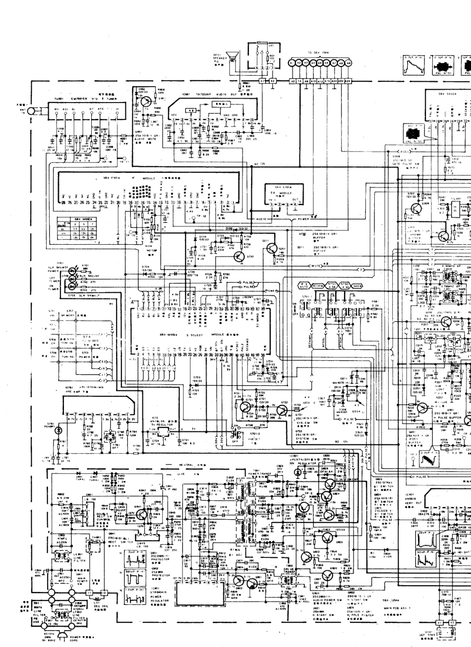 JVC胜利C-210HM彩电电路原理图_胜利  C-210HM(01).pdf_第1页