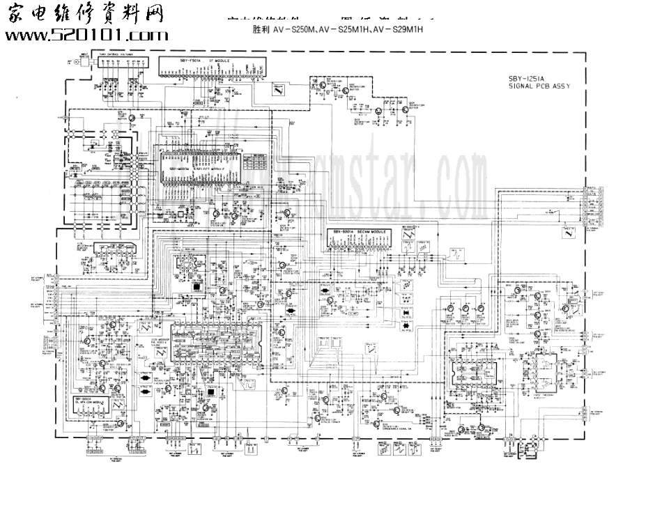 JVC胜利AV-S2989彩电电路原理图.pdf_第1页