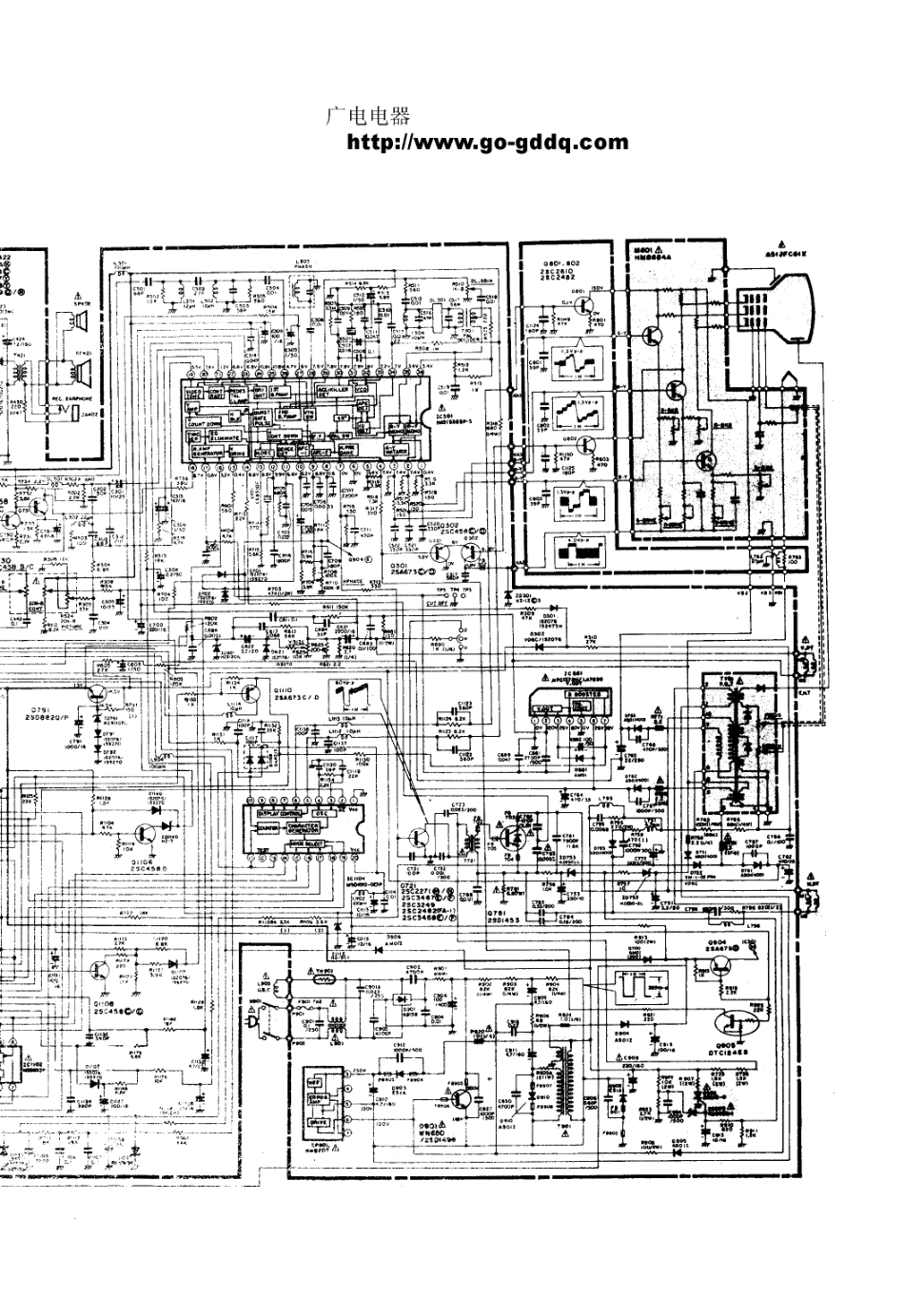 日立CPT-2125彩电电路原理图_日立  CPT2125(02).pdf_第1页